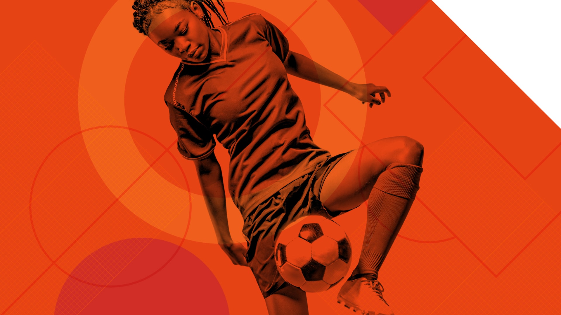 Enfant joue au soccer