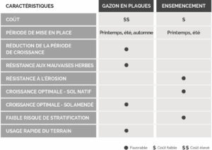Tableau gazon naturel