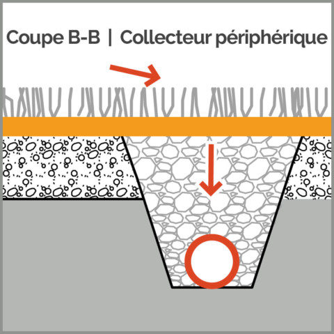 Plan gazon synthétique