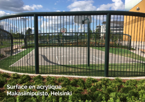 Terrain de basketball