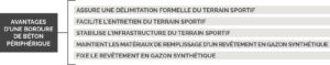 Tableau équipements sportifs